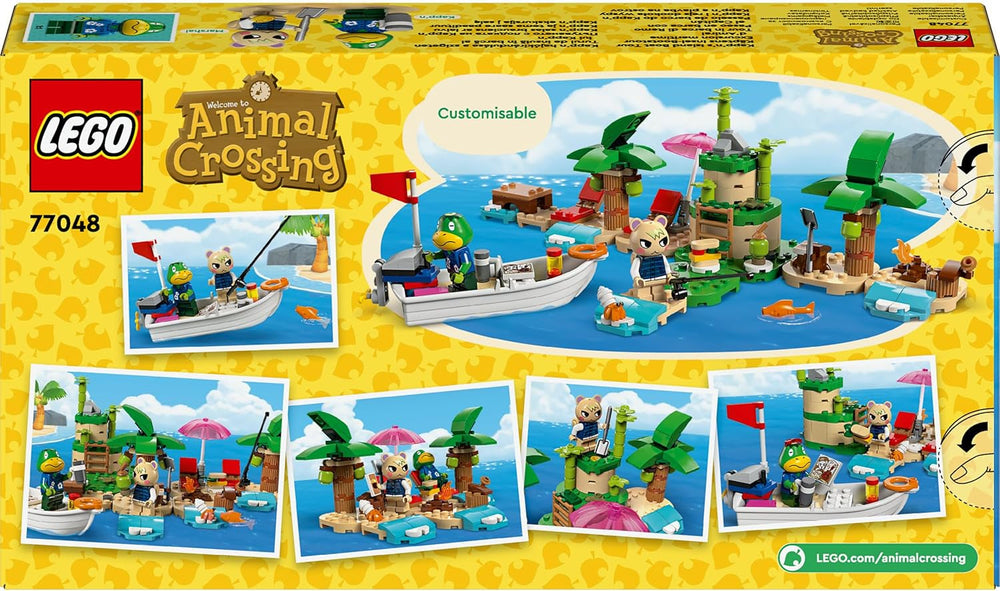 LEGO Animal Crossing Käptens Island Prohlídka lodí, kreativní hračka pro děti se 2 minifigurkami ze série videoher včetně Huschke, dárek pro dívky a chlapce od 6 let 77048 Stavebnice Besuche den LEGO-Store