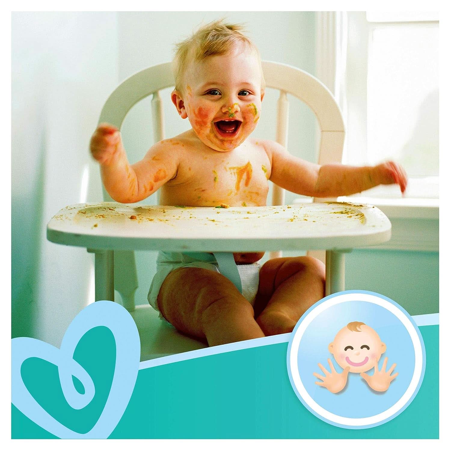 Pampers, Fresh Clean, 80 ubrousků Baby Wet Wipes Naty Shop