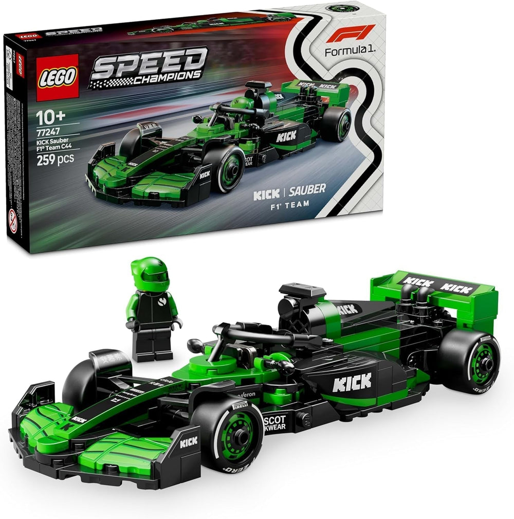 Závodní auto LEGO Speed Champions Mercedes-Amg F1 W15 - Minifigurka Formule 1 - Model auta ke sbírání a stavění - Dárek pro chlapce a dívky od 10 let nebo dospělé fanoušky 77244 Stavebnice Besuche den LEGO-Store Kick Sauber F1 Team C44 Závodní auto 77247