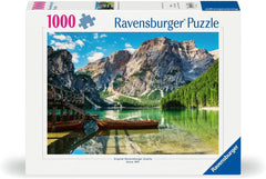 Ravensburger Puzzle 12000363 1000 piese - Pragser Wildsee, Dolomiți, Tirolul de Sud - puzzle jigsaw pentru adulți și copii cu vârsta de 14 ani și peste, puzzle cu motiv de peisaj, [Exclusiv pe Amazon] Puzzle Naty Shop