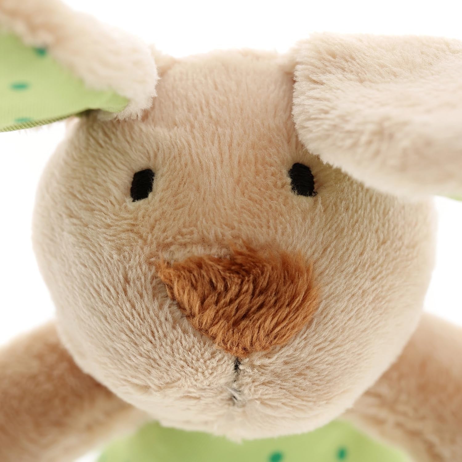 Sigikid 41169 Rattle rabbit Red Stars fete și băieți jucărie pentru copii recomandată de la naștere verde Jucarii Bebe Naty Shop