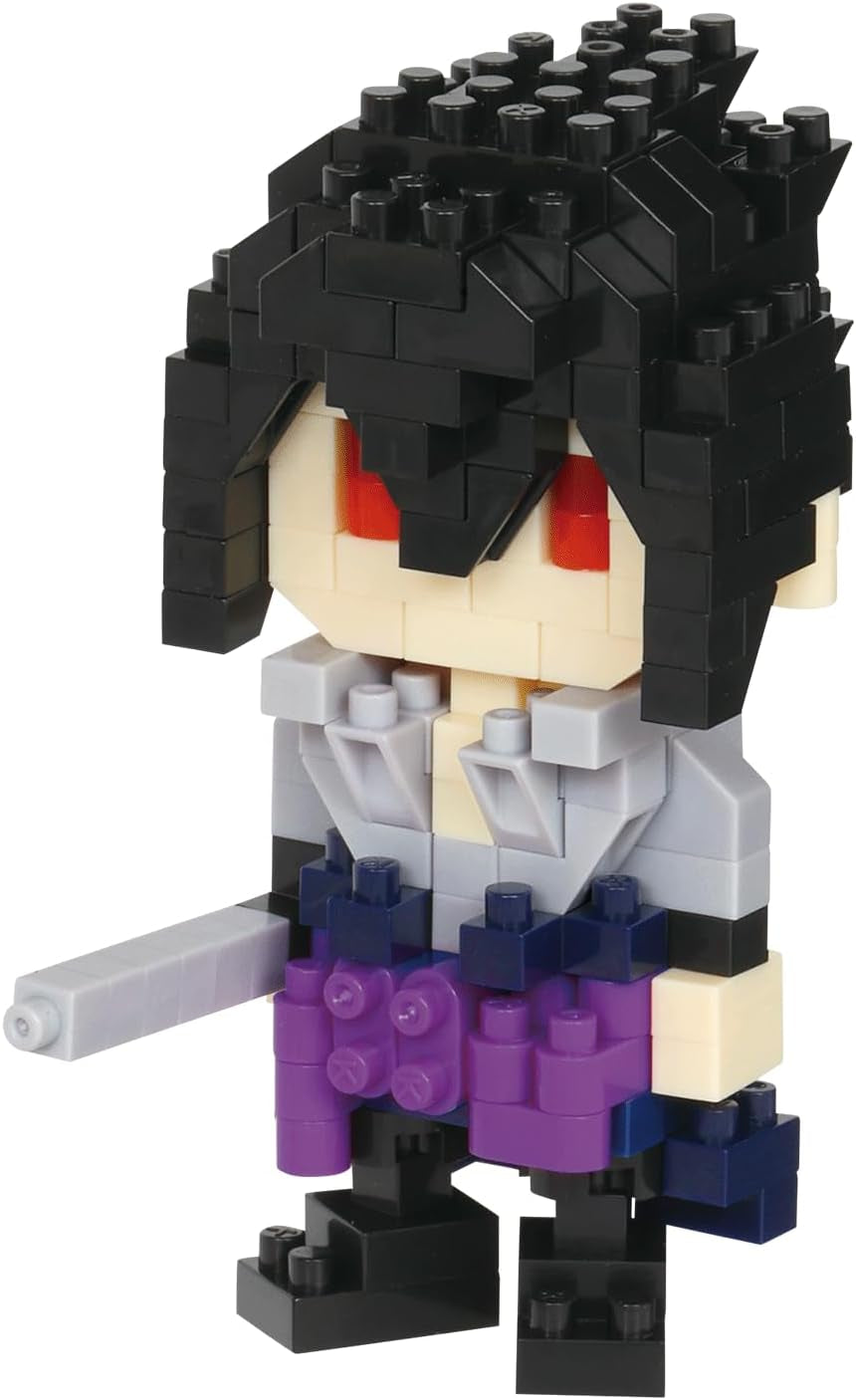 Bandai - Nanoblok - Kakashi Hatake - Mini-Bausteinfigur - Konstruktionsspiel - Bausatz für Manga-Pixel-Figur - NBCC137