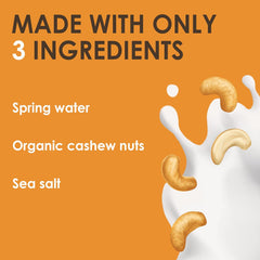 Rude Health 6 x 1 litr Bio-kešu-drink, 100% přírodní Bio-Getränk, glutenfrei, ungesüßt, preisgekrönt, gesund & vegan, 100% recyklované balení