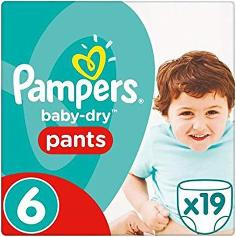 Plenky Pampers 81657566 Baby-Dry Pants, bílé