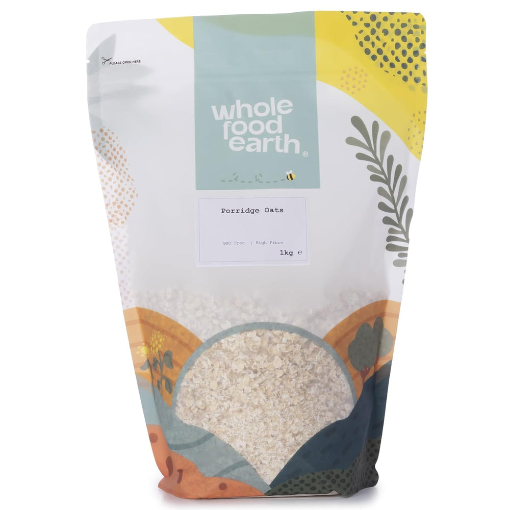 Wholefood Earth - BIO ovesná kaše 3 kg | Bez GMO | Vegan | Bohaté na vlákninu