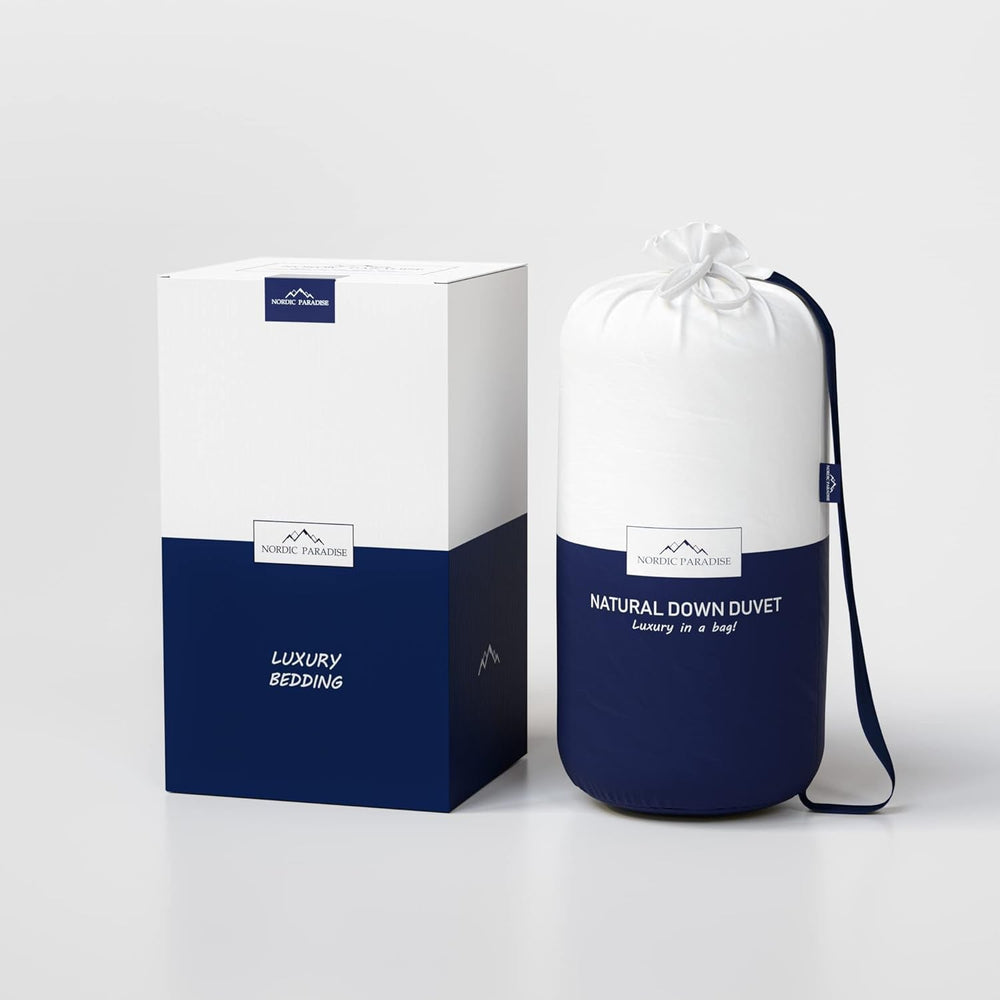 Nordic Paradise - Pohodlná přikrývka - 50% německé kachní peří - Teplá zimní přikrývka - 200X200 Cm Přikrývky a přikrývky Naty Shop