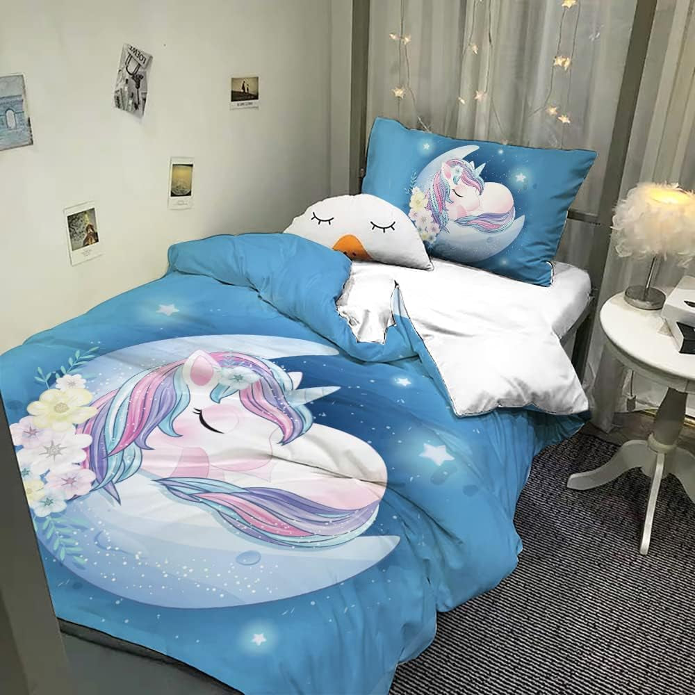 Lenjerie de pat pentru copii, Unicorn Soft, microfibre Lenjerie de pat - copii Naty Shop