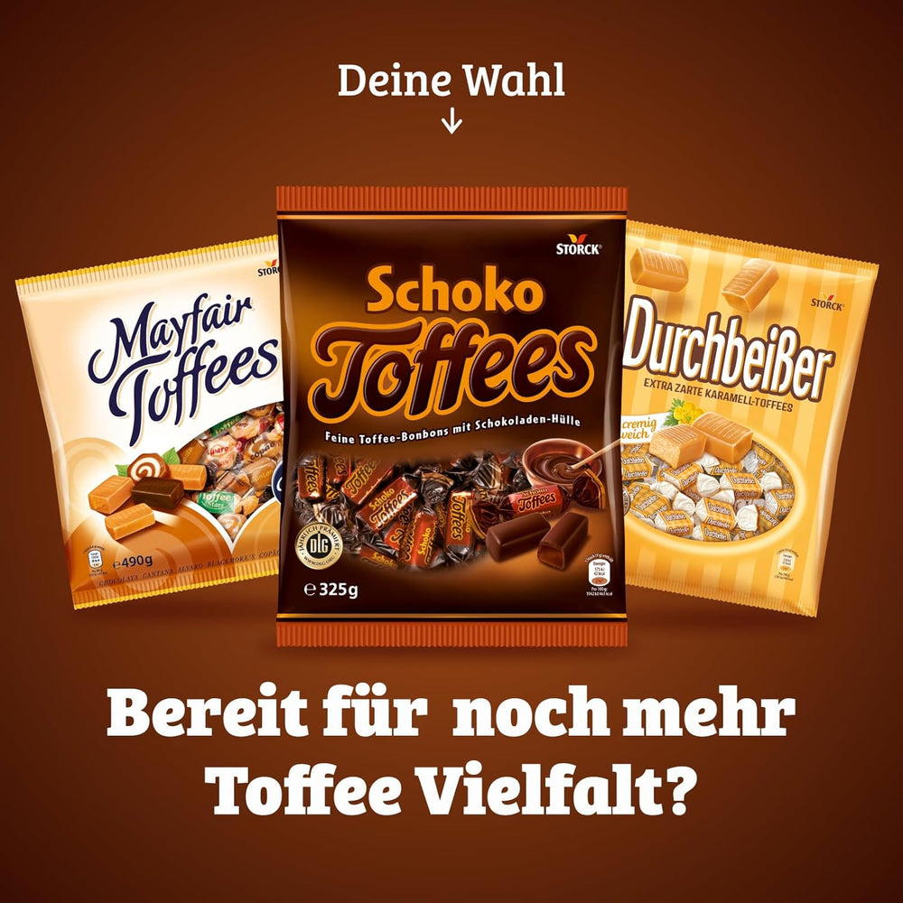 Čokoládové karamely - 3 x 325g - Čokoládové karamely s hořkou čokoládovou polevou (30%)