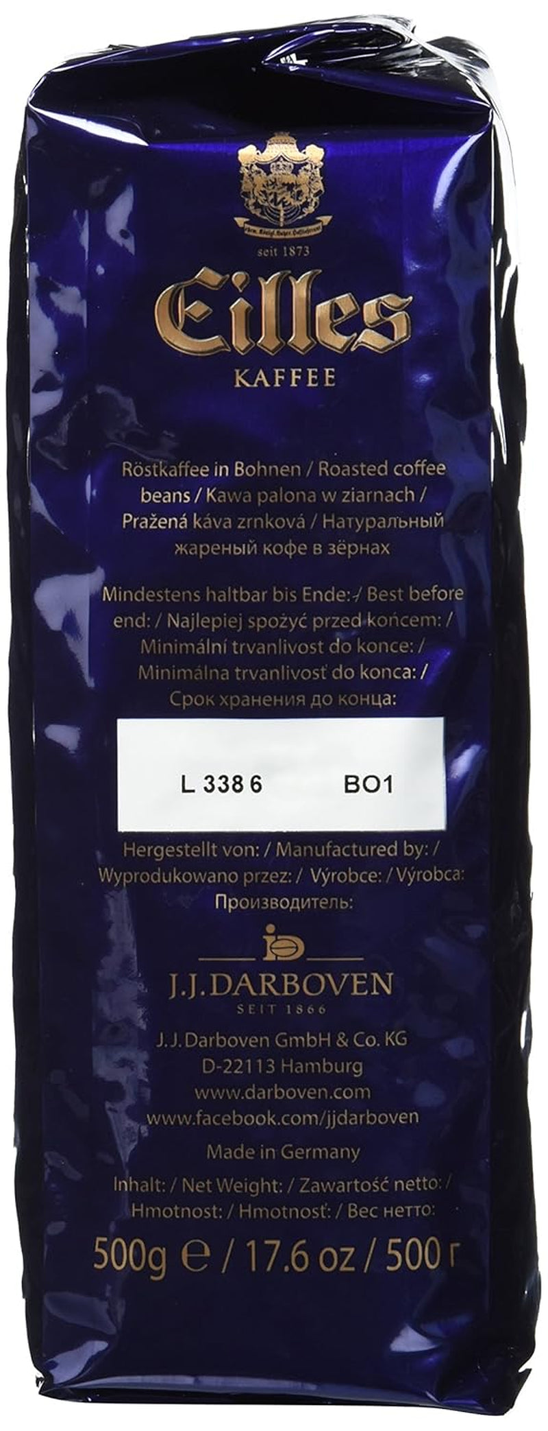 Cafea măcinată Eilles, pachet de 12 (12 x 500 g)