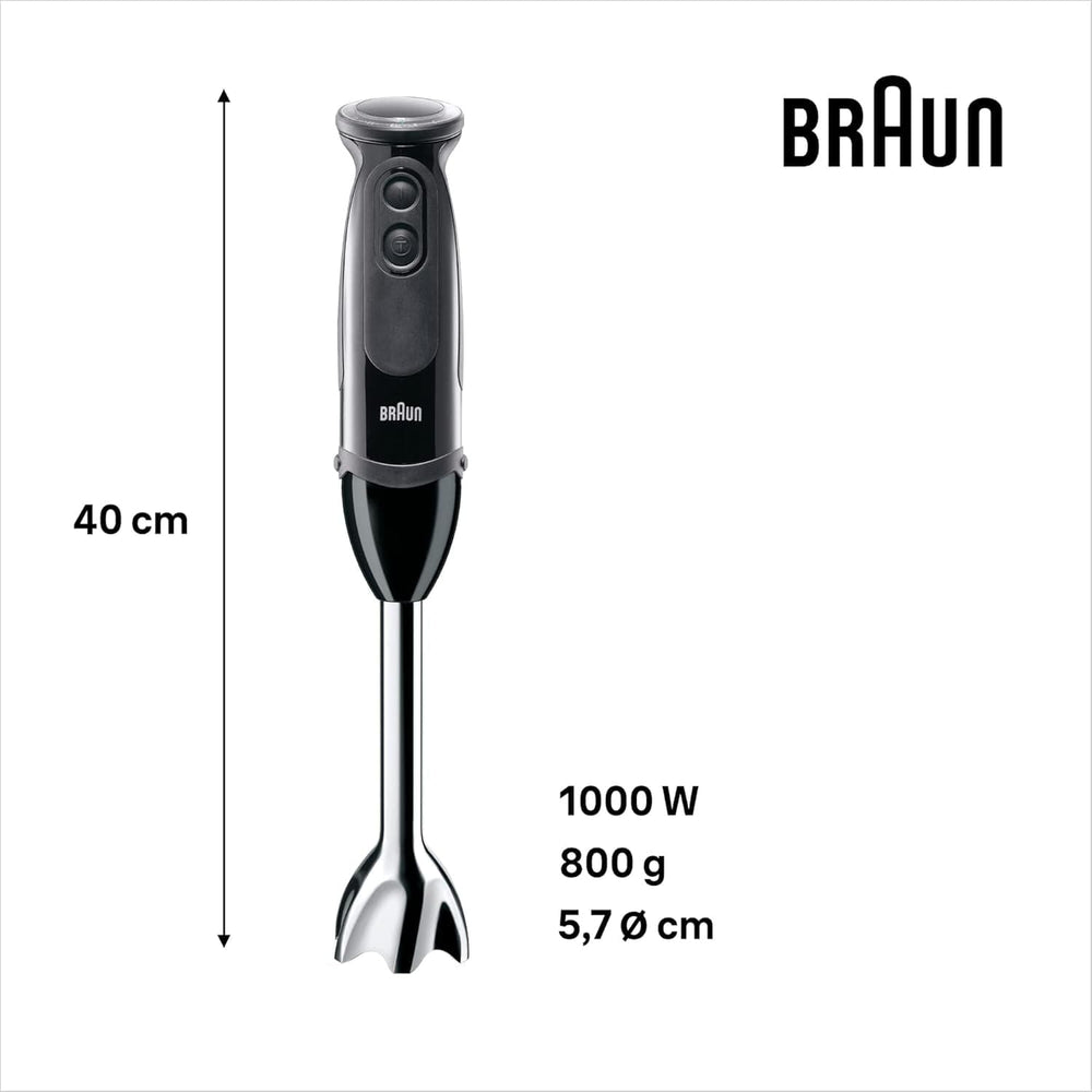 Braun Homehold Multiquick 5 MQ 5237 BK Stojací mixér 0,5 l Schwarz 1000 W Kuchyň Naty Shop