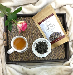 MILKY OOLONG 100G, ceai Oolong premium cu caracter de ceai verde, ceai verde semi-fermentat vrac, Teaclub Green Tea Loose Leaves