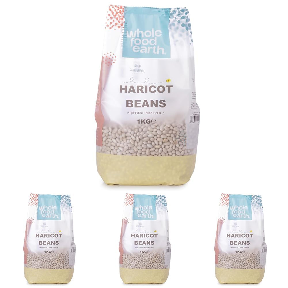 Zelené fazolky Wholefood Earth 1kg | Bez GMO | Přírodní | Bohaté na vlákninu | Bohaté na bílkoviny