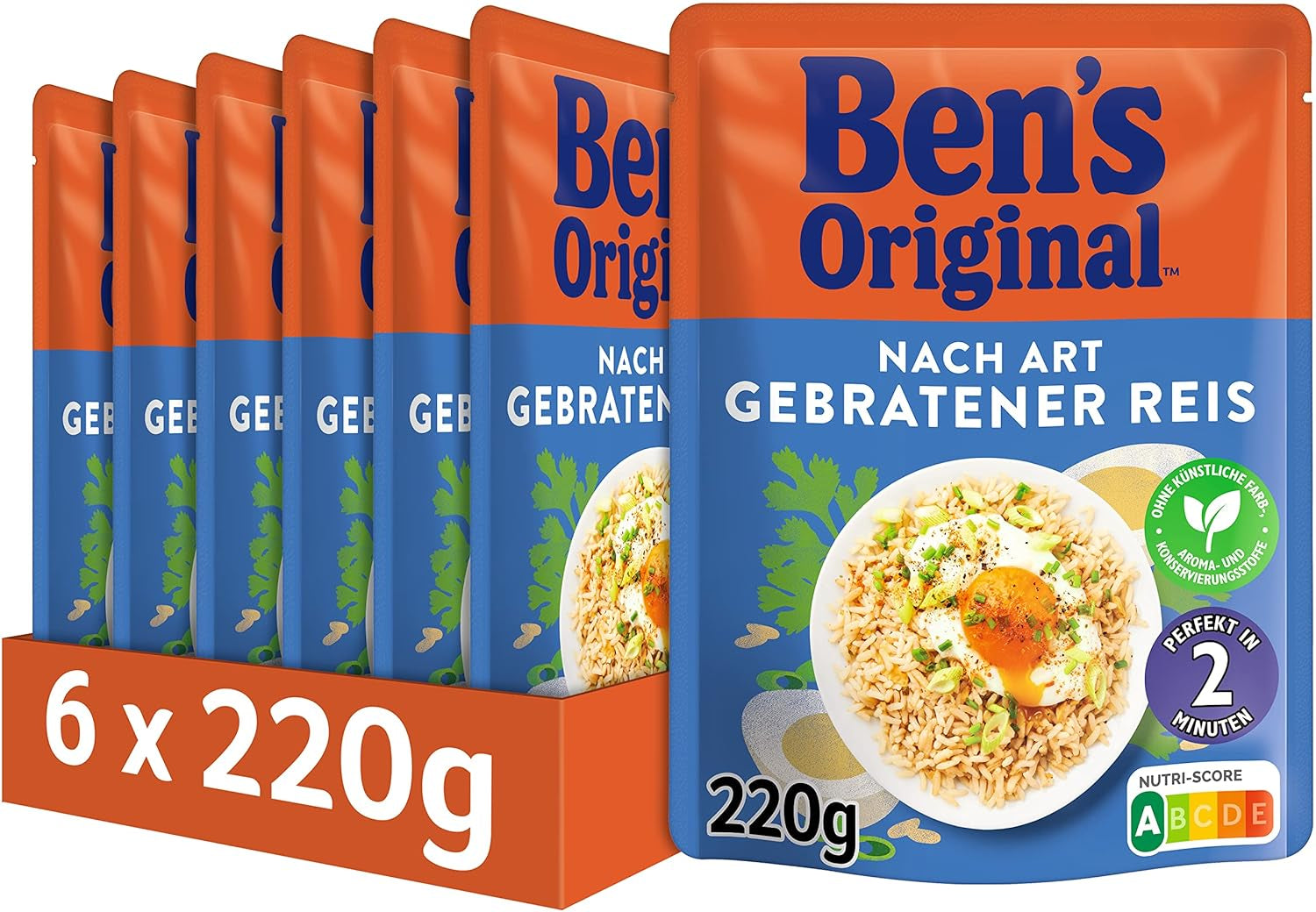 BEN'S ORIGINAL™ Express Basmati rýže 6 x 220 g