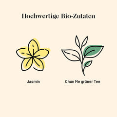 Kusmi Tea - Pachet de 2 - Ceai verde cu iasomie - Amestec de ceai verde organic cu iasomie - Ceai verde 100% organic - Se poate consuma fierbinte sau rece - 2X20 pliculețe de ceai