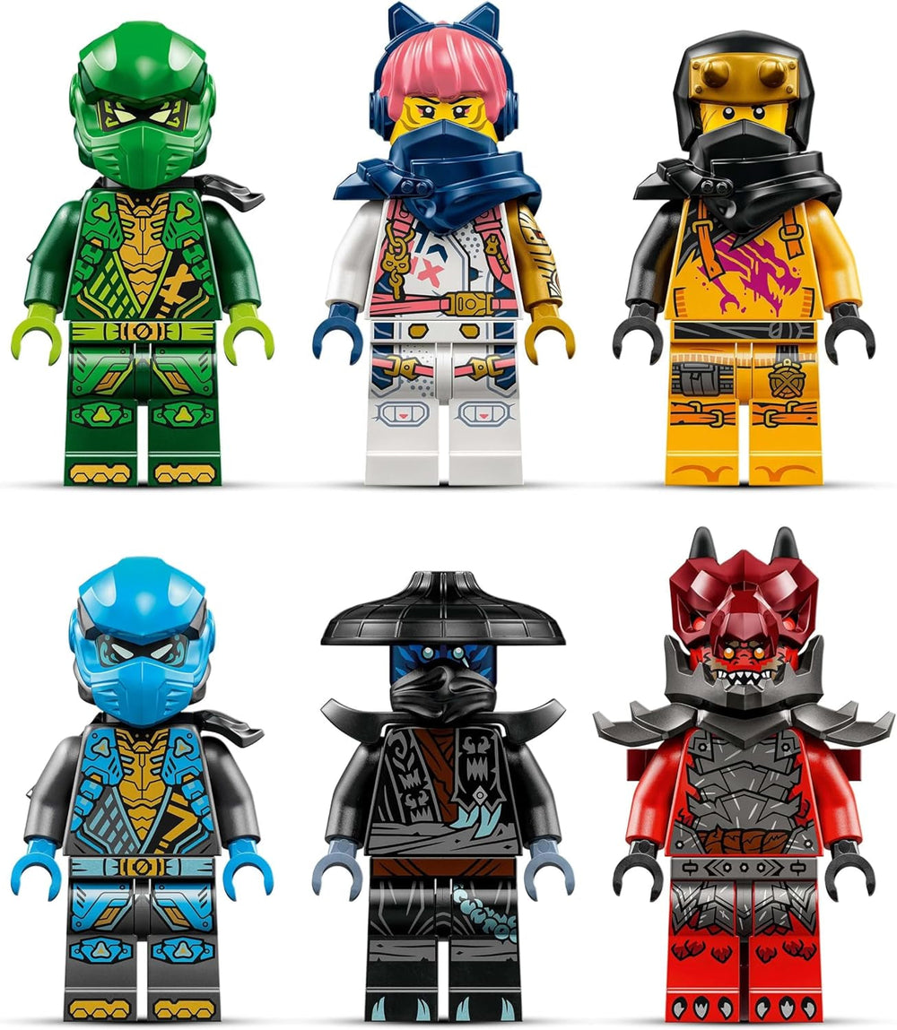 LEGO NINJAGO Chaos Dragon Thundertooth - Hračka se 6 minifigurkami nindžů - Stavebnice na hraní rolí pro chlapce a dívky ve věku 8+ - Dárky pro fanoušky televizního seriálu Rise of the Dragons 71832 Stavebnice Beuche den LEGO-Store