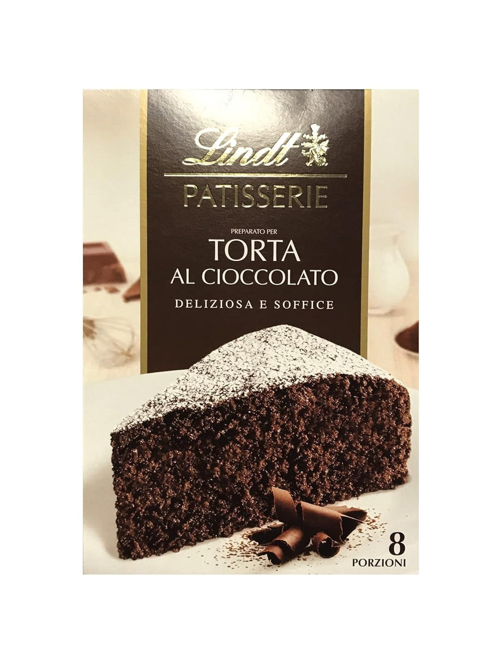 Lindt & Sprüngli Feines Backen Kuchenmischung, Backmischung, 8 porcí, Lactosefrei, 400 G Směs na pečení a vaření Naty Shop Schokoladenkuchen