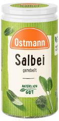Ostmann Gewürze - Sage gerebelt | Würziges Kräuteraroma für Fleisch- und Gemüsegerichte | 10 g v dávce