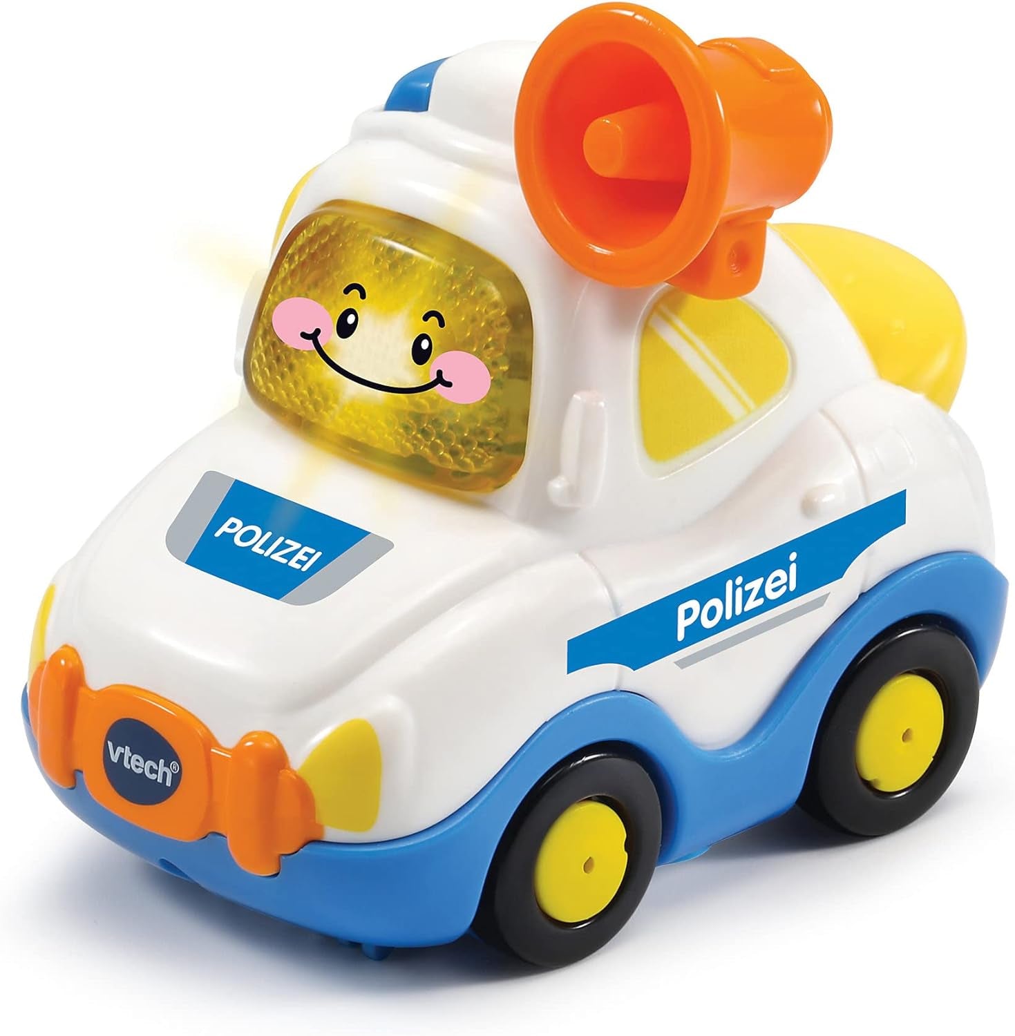 Vtech TUT TUT Baby Flitzer - Poliția - Pentru 1-5 ani & TUT TUT Baby Flitzer - Mașina de pompieri - Mașină de jucărie cu muzică, buton luminos, propoziții și sunete interesante - Pentru 1-5 ani Jucarii Bebe Naty Shop