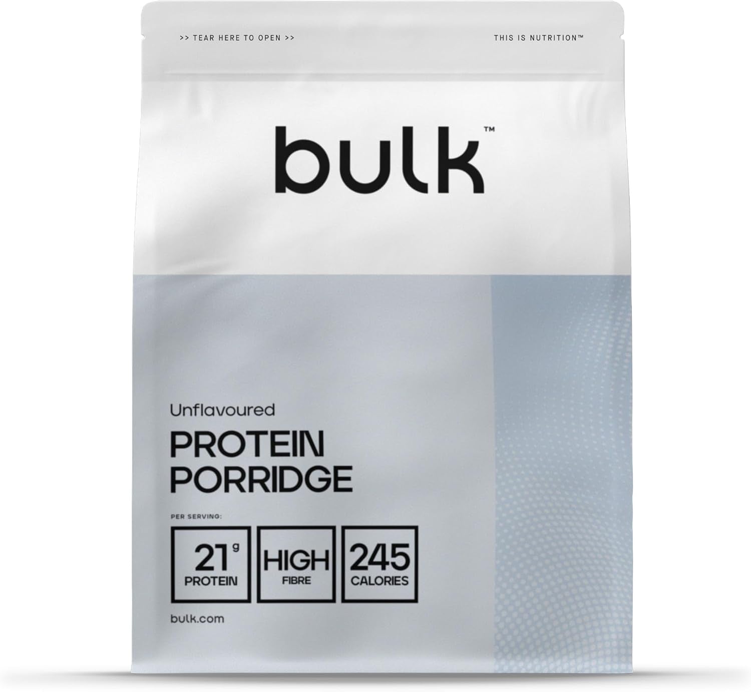 Kompletní proteinové ovesné vločky, volně ložené, vysokoproteinové ovesné vločky, syrovátka, vysoký obsah vlákniny, proteinová kaše, neochucené, 1 kg