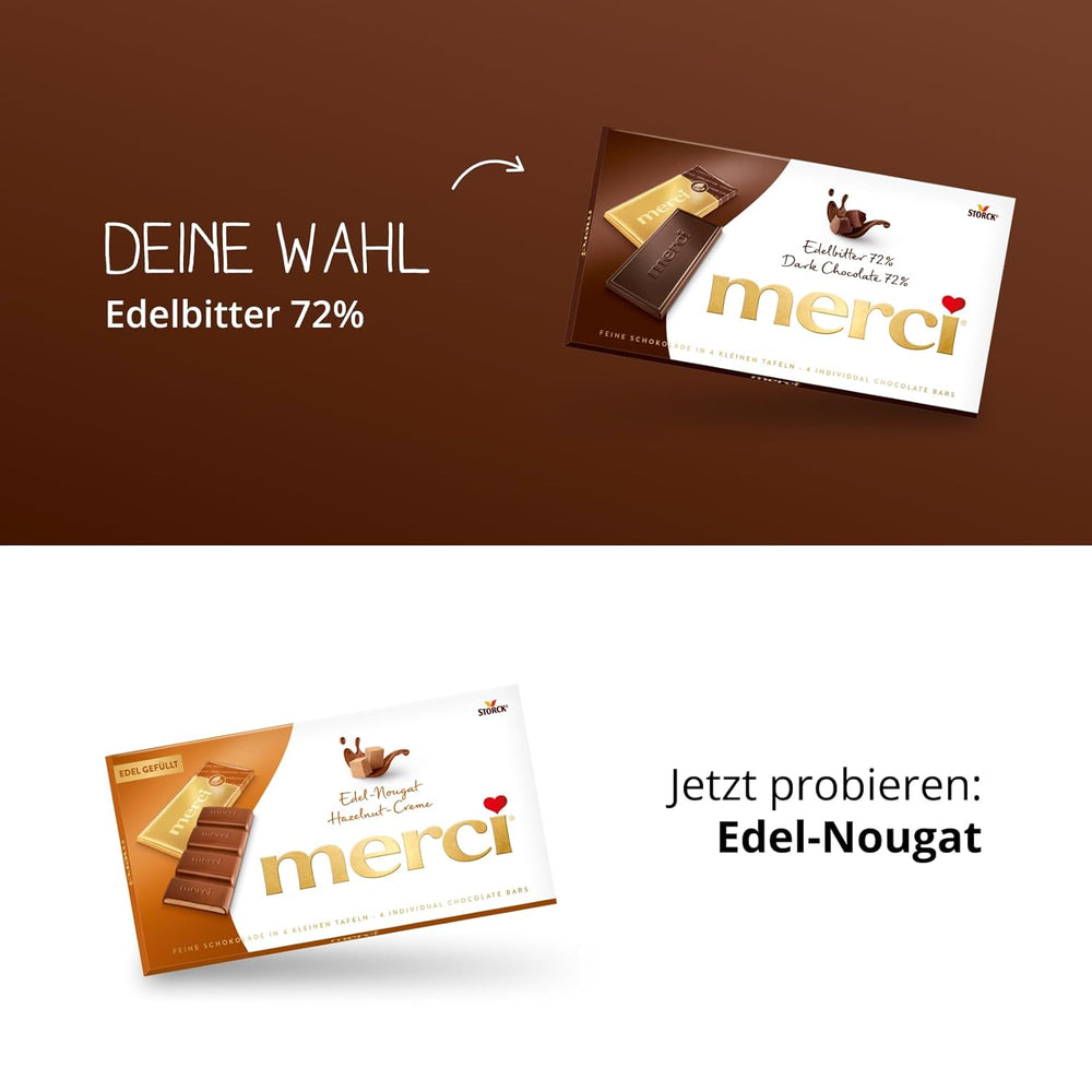 Tyčinky hořké čokolády 72 % – 5 x 100 g – Nejjemnější čtverečky hořké čokolády – Čokoláda zabalená ve zlaté fólii