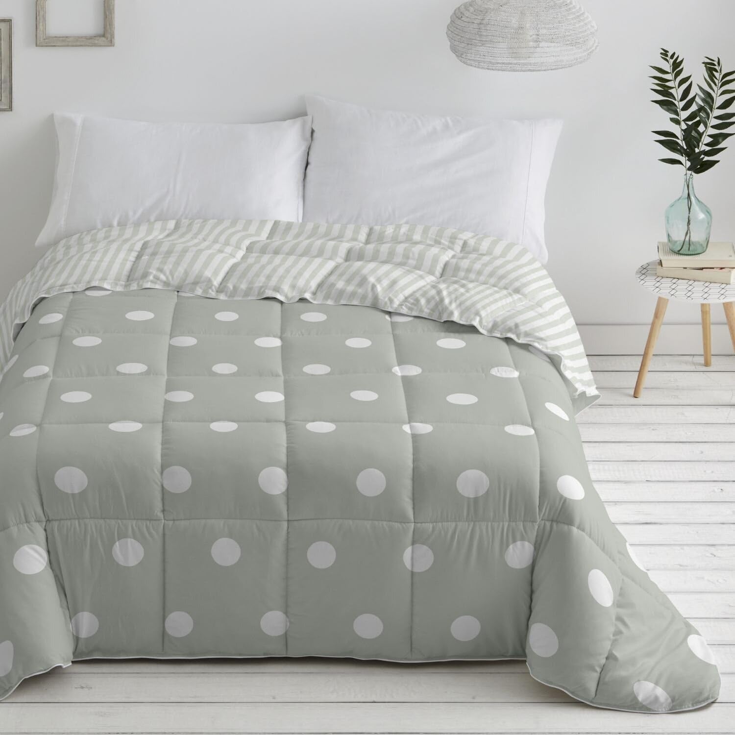Comforter plapuma, sintetic, verde mentă, Ancho De 150 a 160 Cm Plapumi si pilote Naty Shop