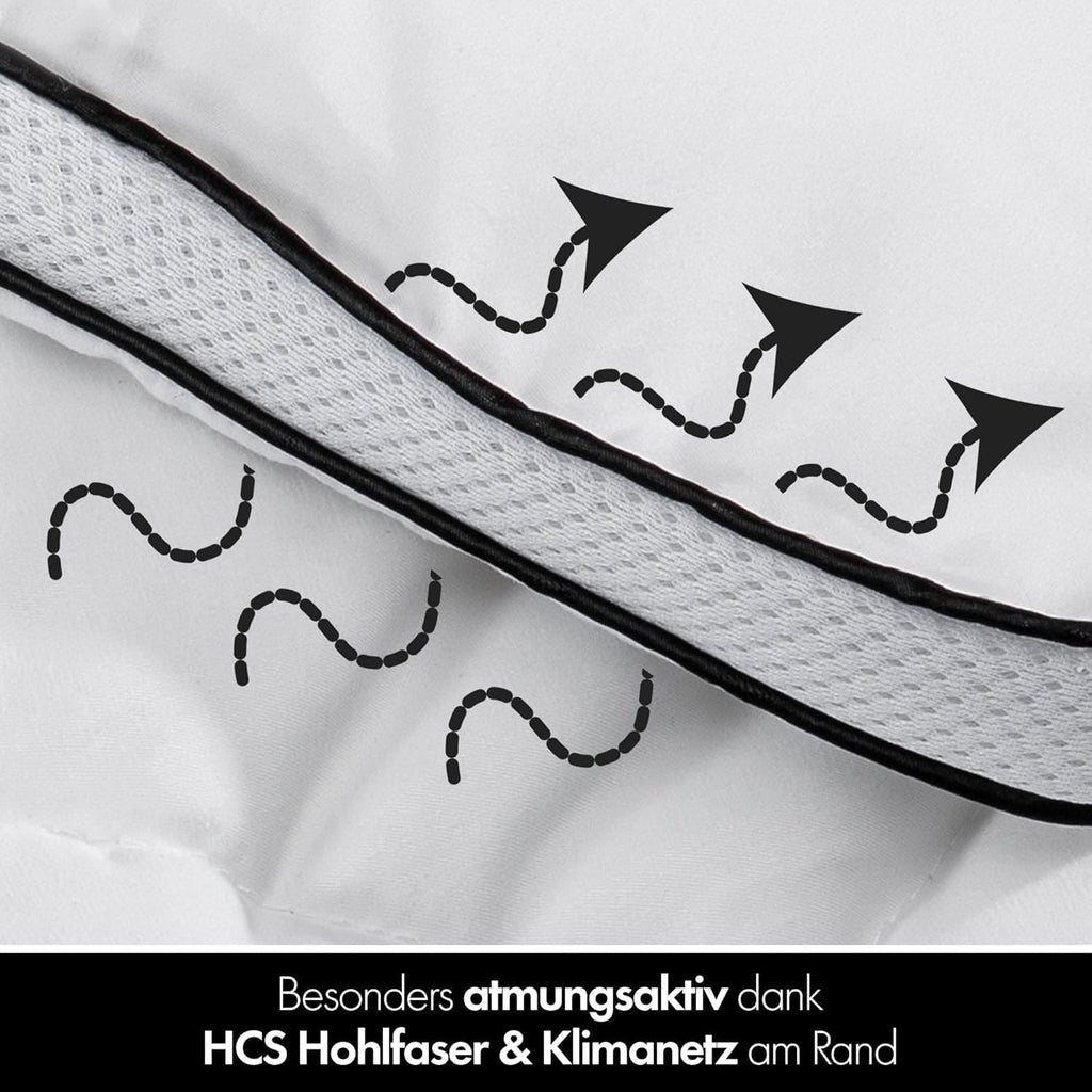 Plapumă pentru toate anotimpurile 135X200 - Plapumă 135X200 Ușoară - Respirabilă și lavabilă și 100% vegană - Plapumă cu plasă climatică și bandă de confort pentru dormit - Umplutură 800G Plapumi si pilote Naty Shop