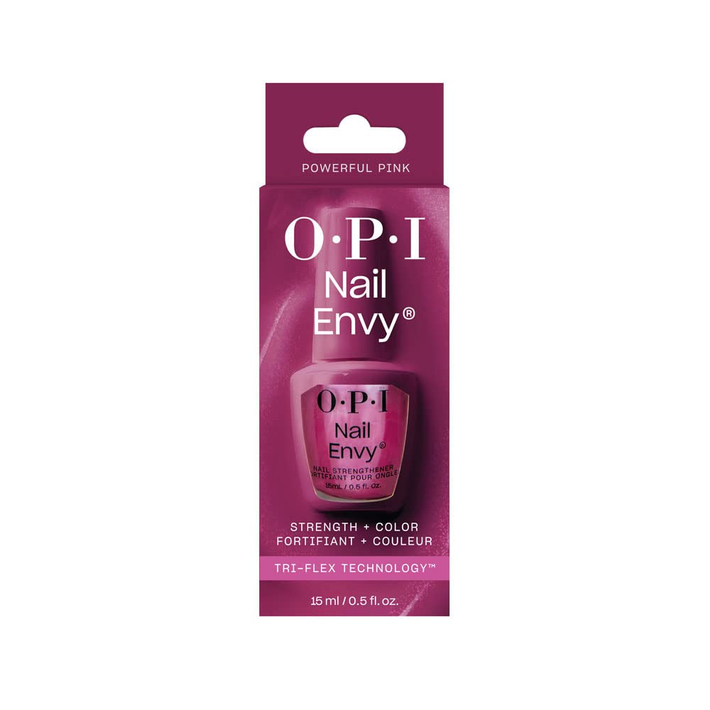 OPI Nail Envy – Veganský posilovač pro poškozené nehty – Obnovující péče o nehty s technologií Tri-Flex a biotinem – pro 95 % silnější přírodní nehty* za jeden týden