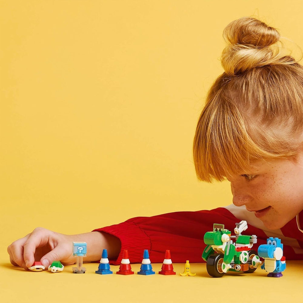 LEGO Super Mario: Mario Kart – kolo Yoshi, sběratelská sada Nintendo Adventure, dárek pro děti, chlapce, dívky a hráče 7+, sada figurky Yoshi 72031 Stavebnice Besuche den LEGO-Store