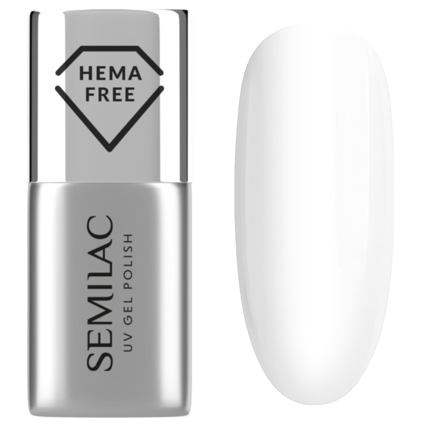 Semilac Pure & Clean UV báze pod lak na nehty 7ml – Samonivelační hybridní báze pro citlivé nehty