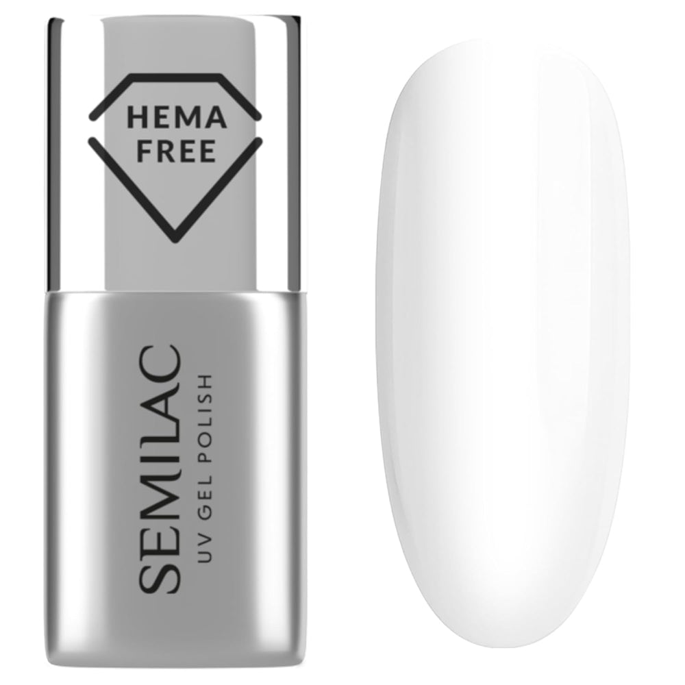 Semilac Pure & Clean UV báze pod lak na nehty 7ml – Samonivelační hybridní báze pro citlivé nehty