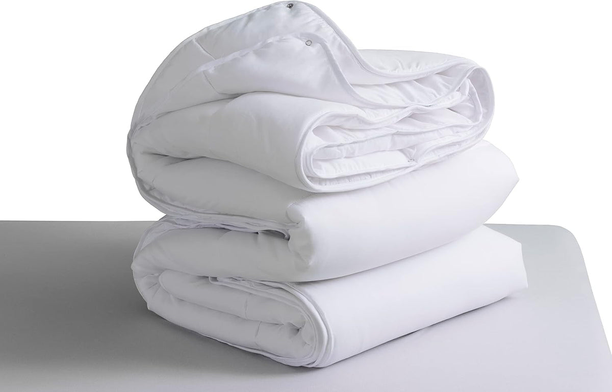 Silikonová výplň/potah, 4 sezóny, 125 + 250 G, postel 180 cm (260 X 220 cm) Peřiny a přikrývky Naty Shop White Cama 180 (260X220 Cm)