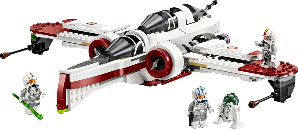 Hračka LEGO Star Wars 75402 ARC-170 Starfighter se 4 minifigurkami včetně klonového pilota a droida R4-P44, sběratelský předmět, dárek pro pomstu fanoušků Sithů a stavebnice pro kluky a dívky starší 9 let Beuche den LEGO-Store