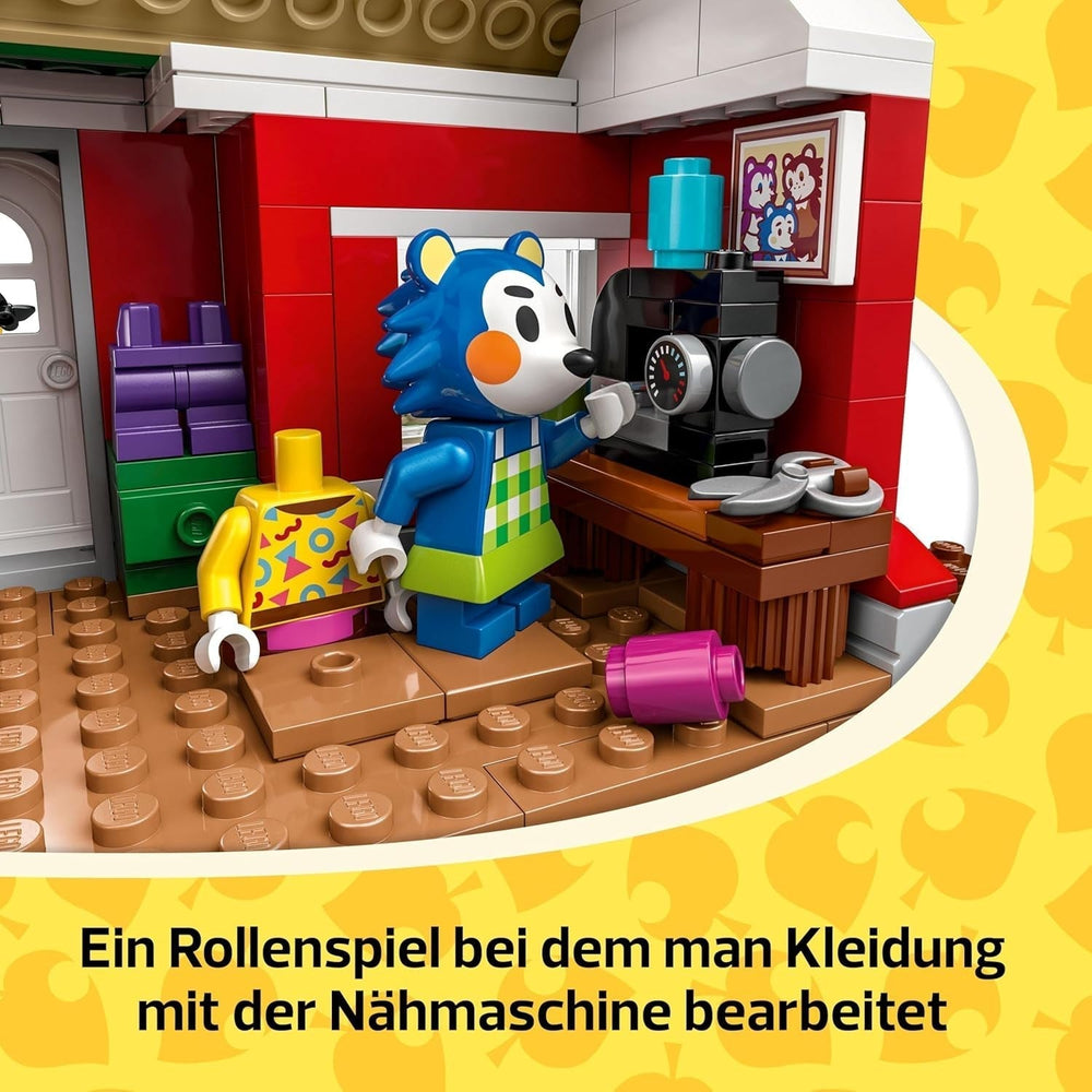Kreativní stavebnice na hrdiny LEGO Animal Crossing Tailoring Sisters, dárek pro dívky, chlapce a fanoušky videoher od 6 let, dobrodružná sada 77055 Stavebnice Besuche den LEGO-Store
