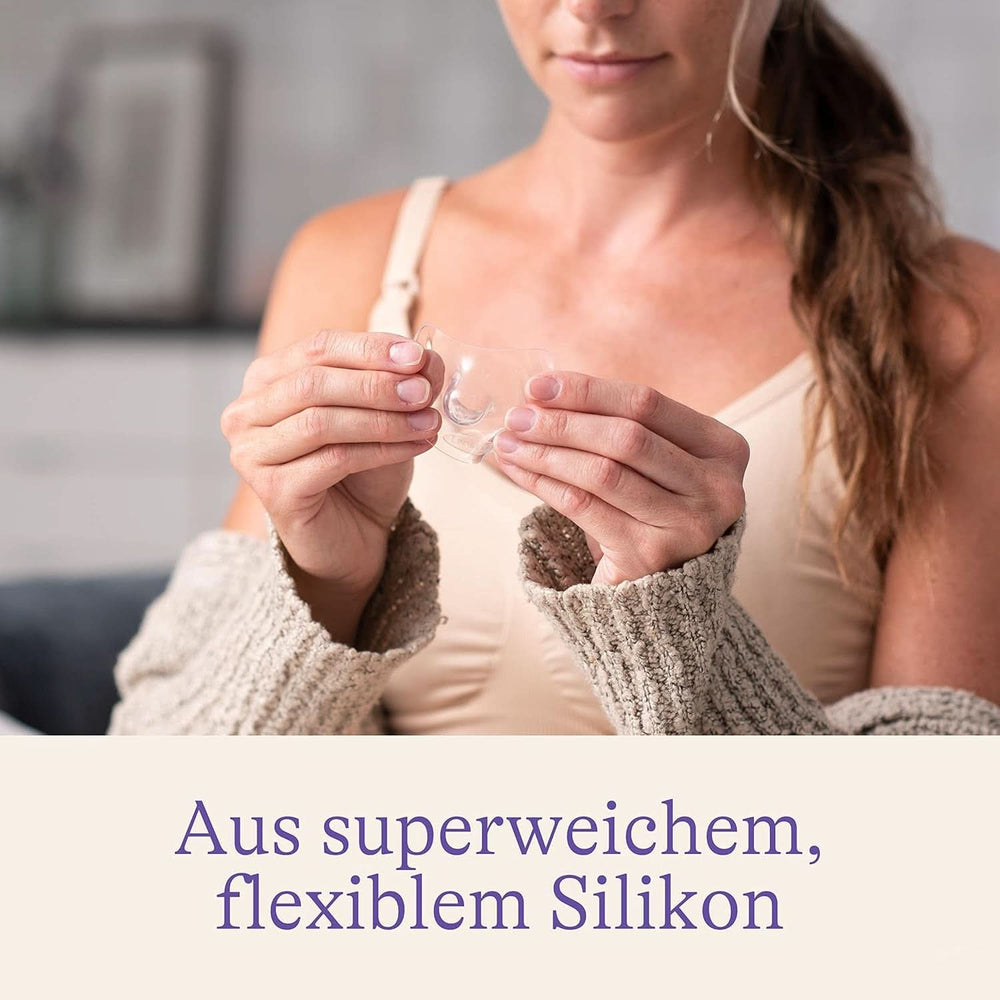 Lansinoh Stillhütchen 24 Mm (Größe 2), 2 Stück Inkl. Úložný box - Angenehmes Tragegefühl - Trotz Anlegeschwierigkeiten Weiter Stillen Příslušenství Jídlo a kojení Bebe Naty Shop