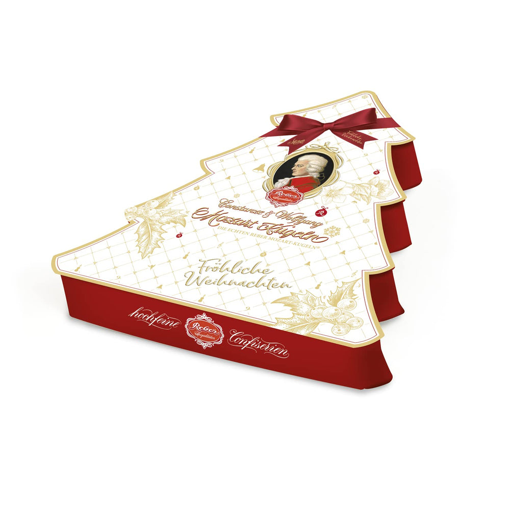 Reber Mozart kuličky s hořkou čokoládou, balení 6 ks s marcipánem a nugátem, veganské - 1 x 120 g