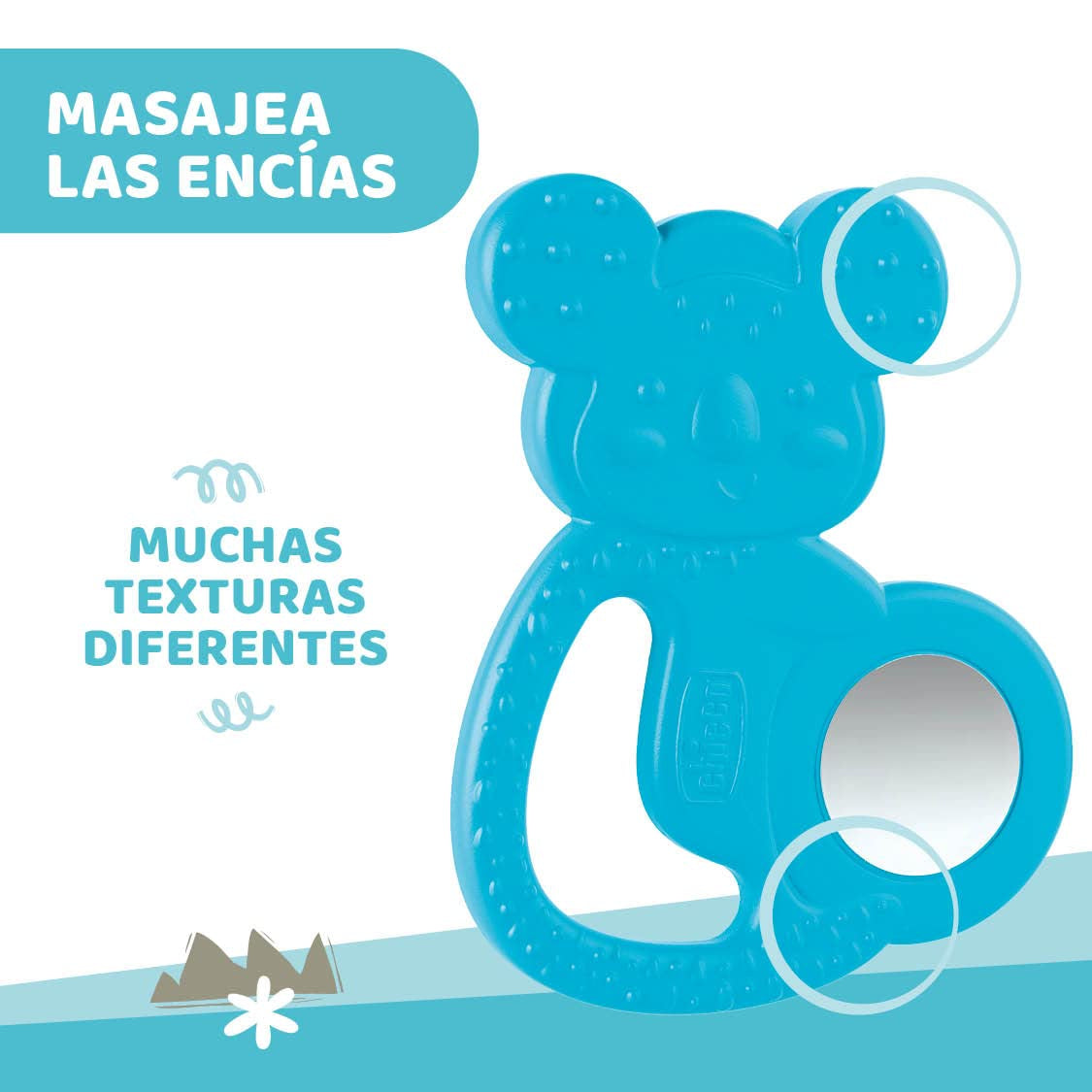 Jucărie de dentiție Chicco Fresh Power 3D Koala, 4M+