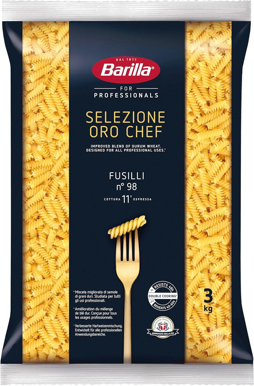 Barilla Selezione Oro Šéfkuchař špagety n. 5, balení po 4 (4 x 3 kg)