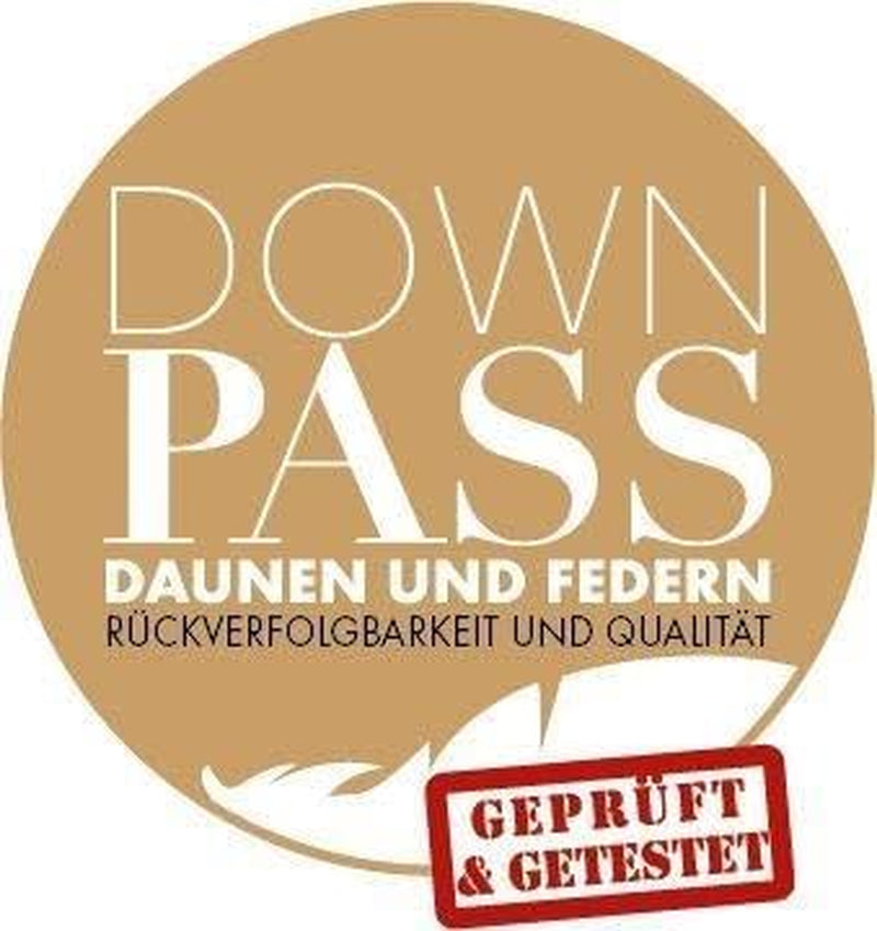 Badenia Trendline Eco teplá přikrývka s 90 % prachového peří a 10 % peří I. třída, 135 X 200 cm, bílá, certifikovaná Oeko-Tex, vyrobena v souladu s německým standardem kvality Přikrývky a přikrývky Naty Shop
