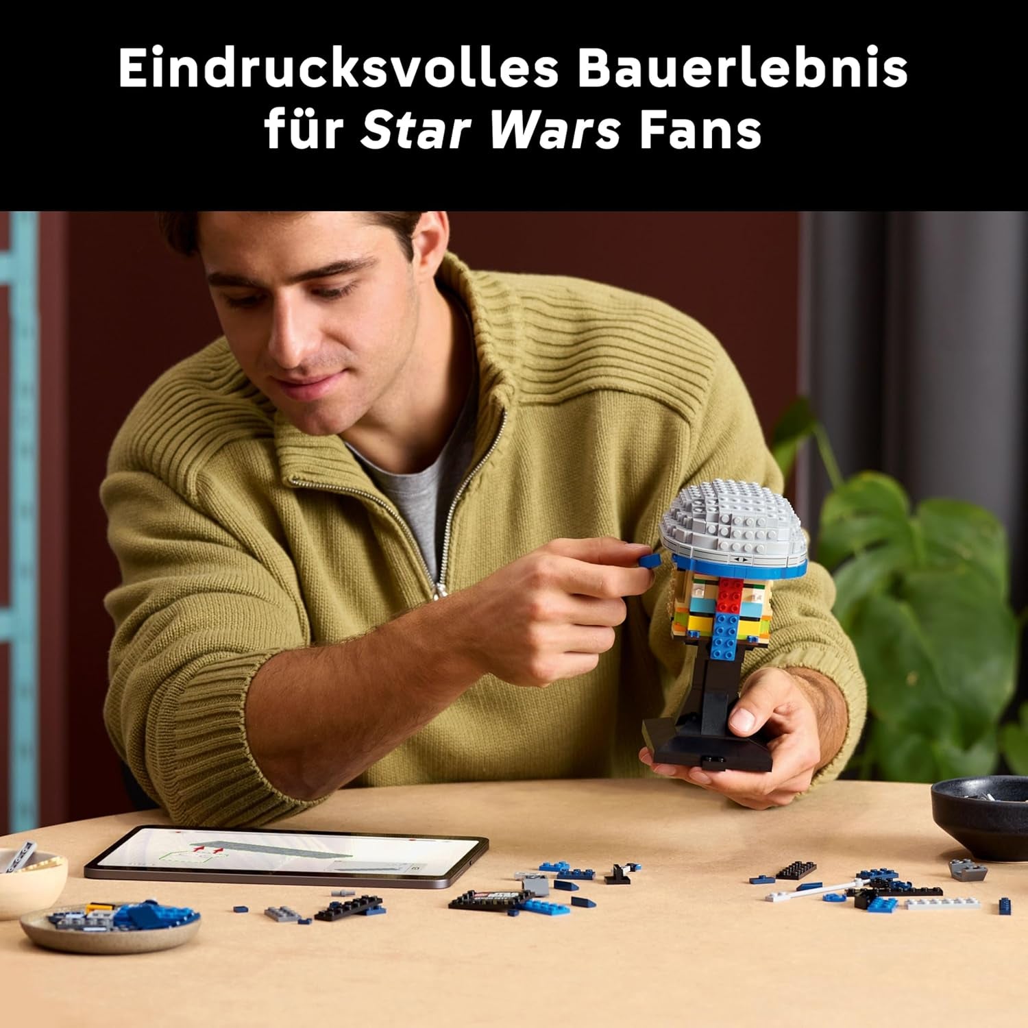LEGO Star Wars 75408 Helma Jango Fett - Mandalorian Bauset für Erwachsene - Modell mit Ständer, Namesschild and Verstellbarer Antenna - Geschenk für Fans von Angriff der Klonkrieger