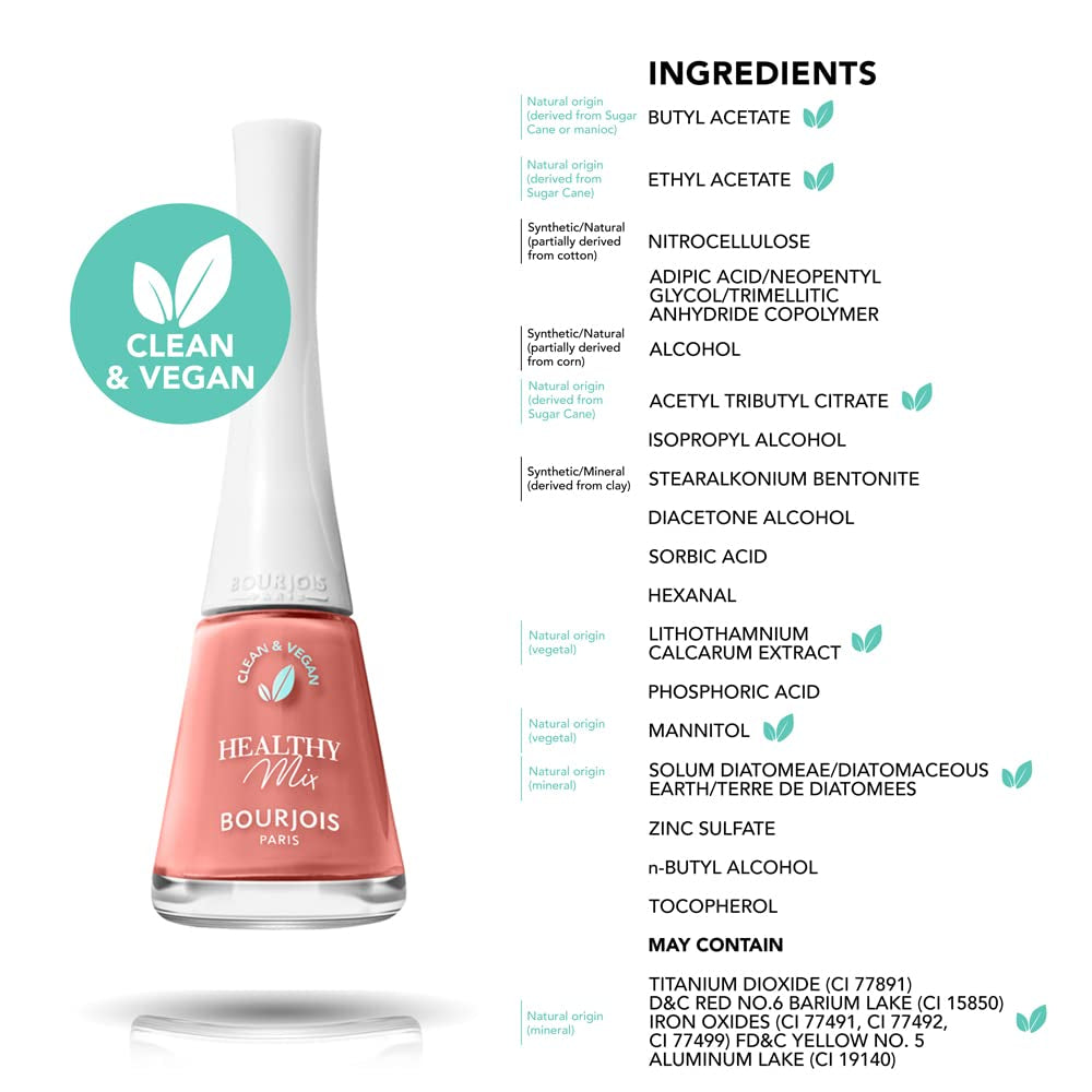 Bourjois - Lak na nehty Healthy Mix Clean – 150 Queen of Beige