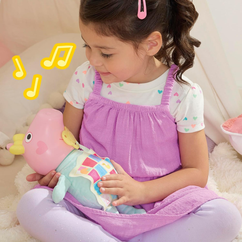 Peppa Pig Păpușa Interactivă Evie, 28 cm, cu 20 de sunete și multe funcții, set de jucării pentru copii de la 3 ani în sus