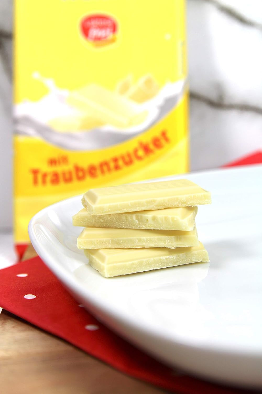 frankonia ČOKOLÁDA Bílá čokoláda s dextrózou, bez laktózy a bez lepku, 80 g