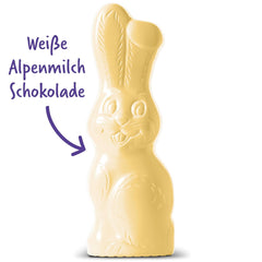 Milka Smiling Bunny White - velikonoční čokoláda z bílé čokolády ve tvaru zajíčka - 14 x 90g
