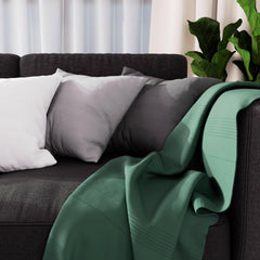 Soleil D'Ocre Adele Plaid, přehoz křesla, Polycoton, šedá, 140 X 200 cm Postele a přikrývky Besuche den Soleil d'ocre-Store Greetings 140 X 200 Cm