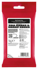 Extra Fondant Black 1kg - Fondant extra elastic cu aromă de vanilie, perfect pentru acoperirea prăjiturilor - Black - 1 kg Pasta de zahar Naty Shop