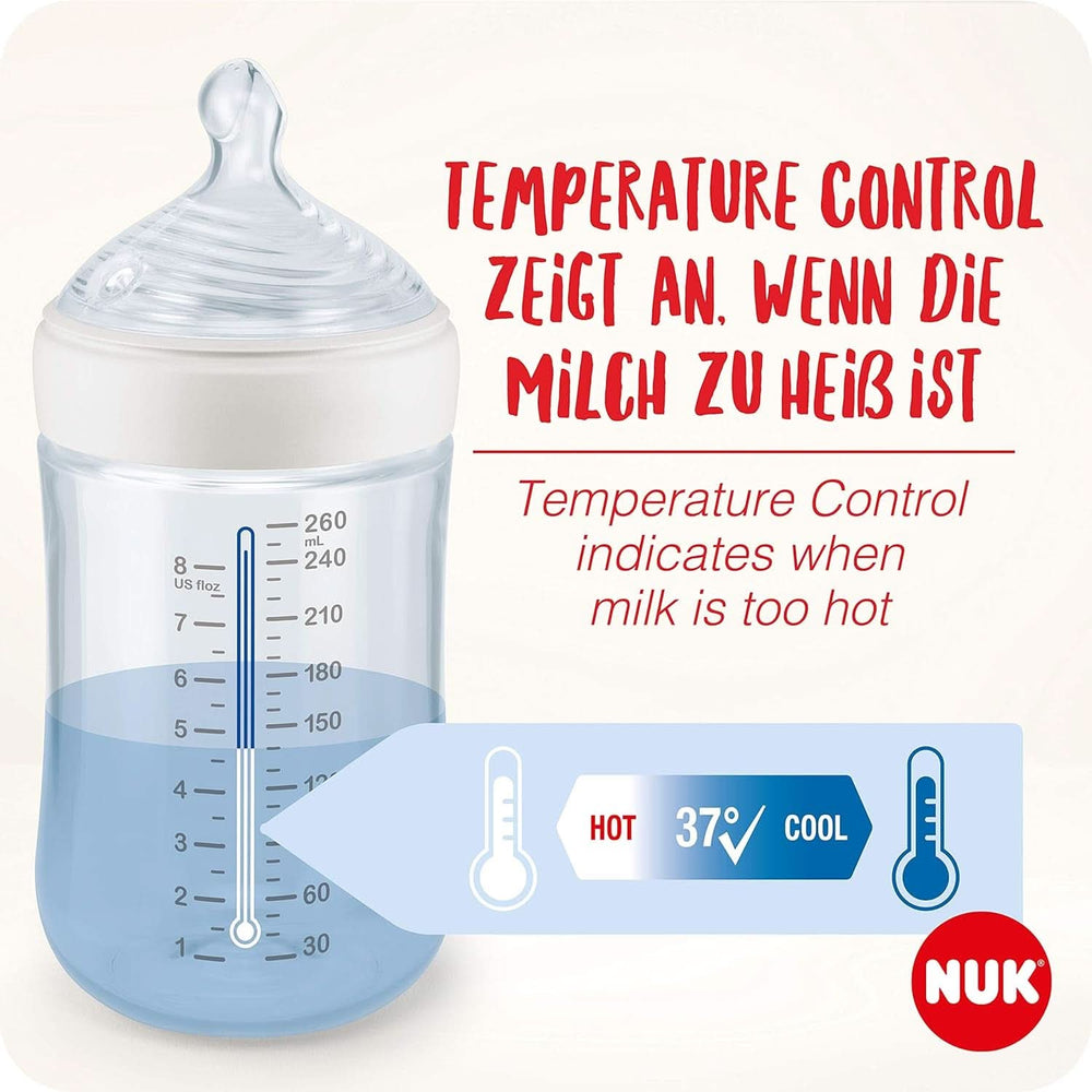 NUK Nature Sense Manuální odsávačka mateřského mléka | Kojící set s manuální odsávačkou mateřského mléka, lahvičkami a podložkami Ultra Dry Comfort | 6 kusů dětská výživa a doplňky pro kojení Naty Shop