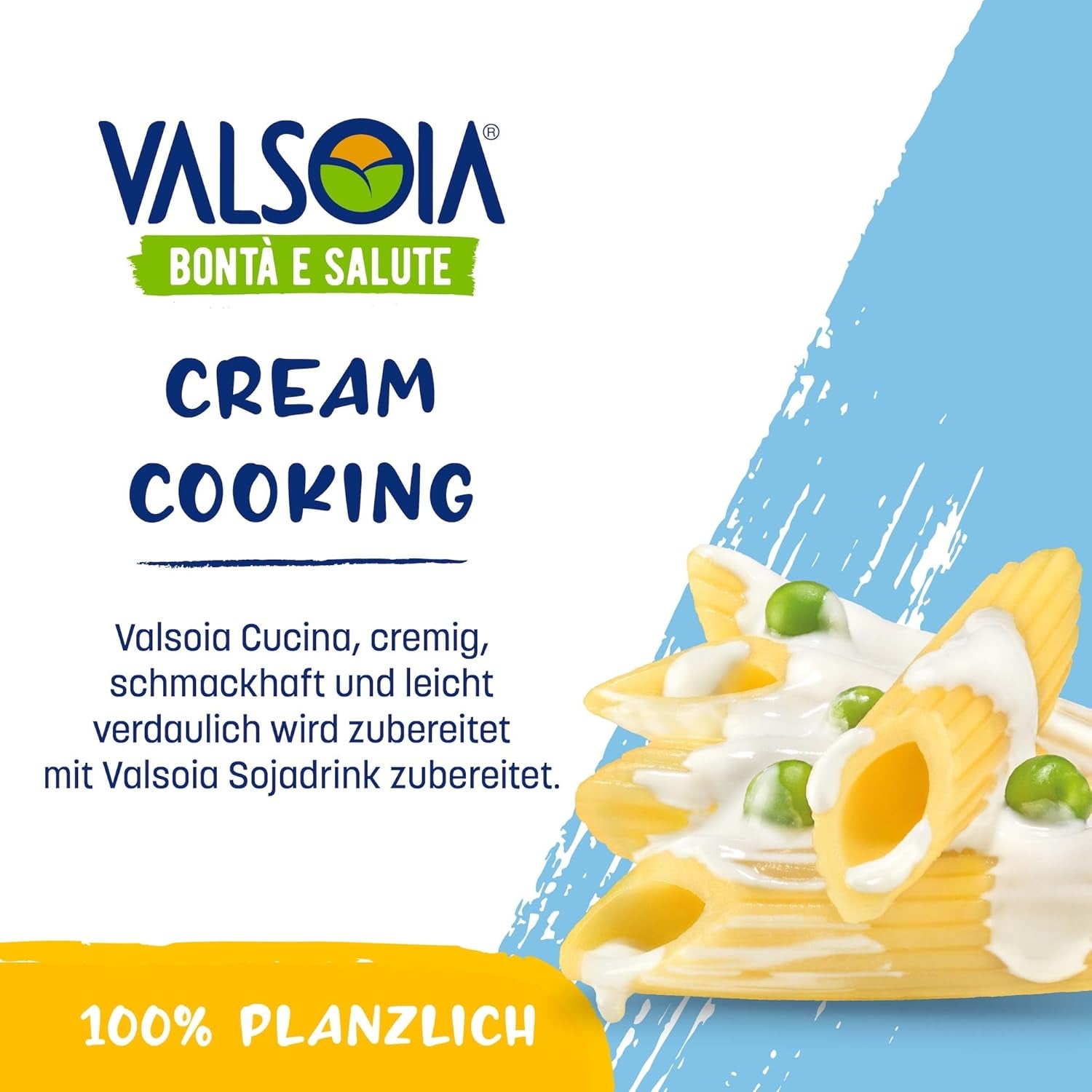 Condisoia smetana, ideální smetana na vaření pro lidi s intolerancí laktózy, vegany a vegetariány, univerzální v kuchyni, 6 x 200 g