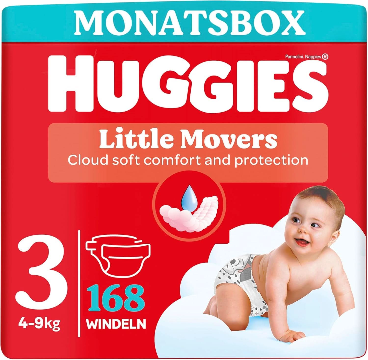 Scutece pentru bebelusi Huggies Ultra Comfort, marimea 3 (4-9 kg), 168 bucati Mama si Copilul Naty Shop Ultra Comfort Mărimea 3 (nou)