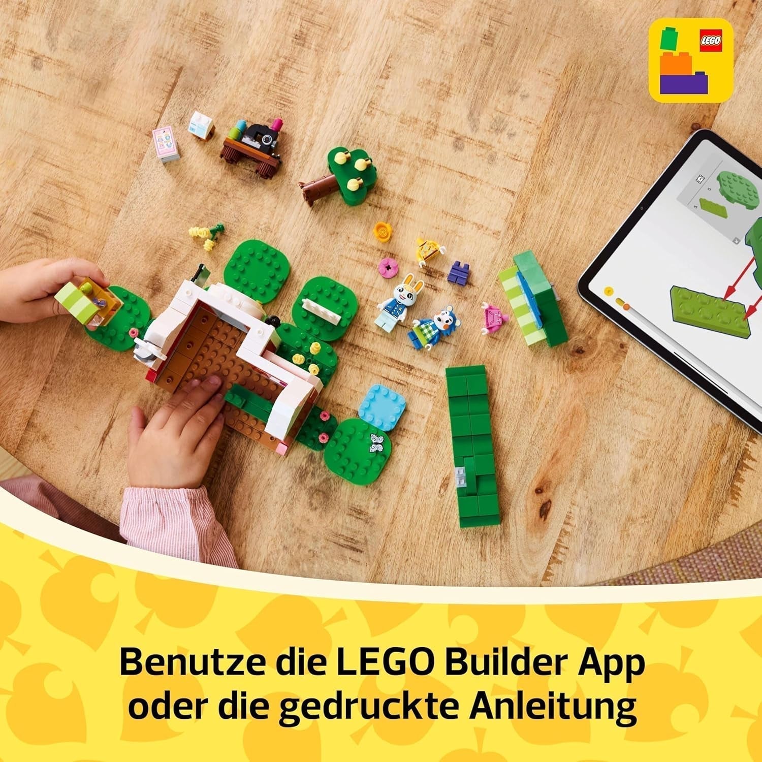 Kreativní stavebnice na hrdiny LEGO Animal Crossing Tailoring Sisters, dárek pro dívky, chlapce a fanoušky videoher od 6 let, dobrodružná sada 77055 Stavebnice Besuche den LEGO-Store