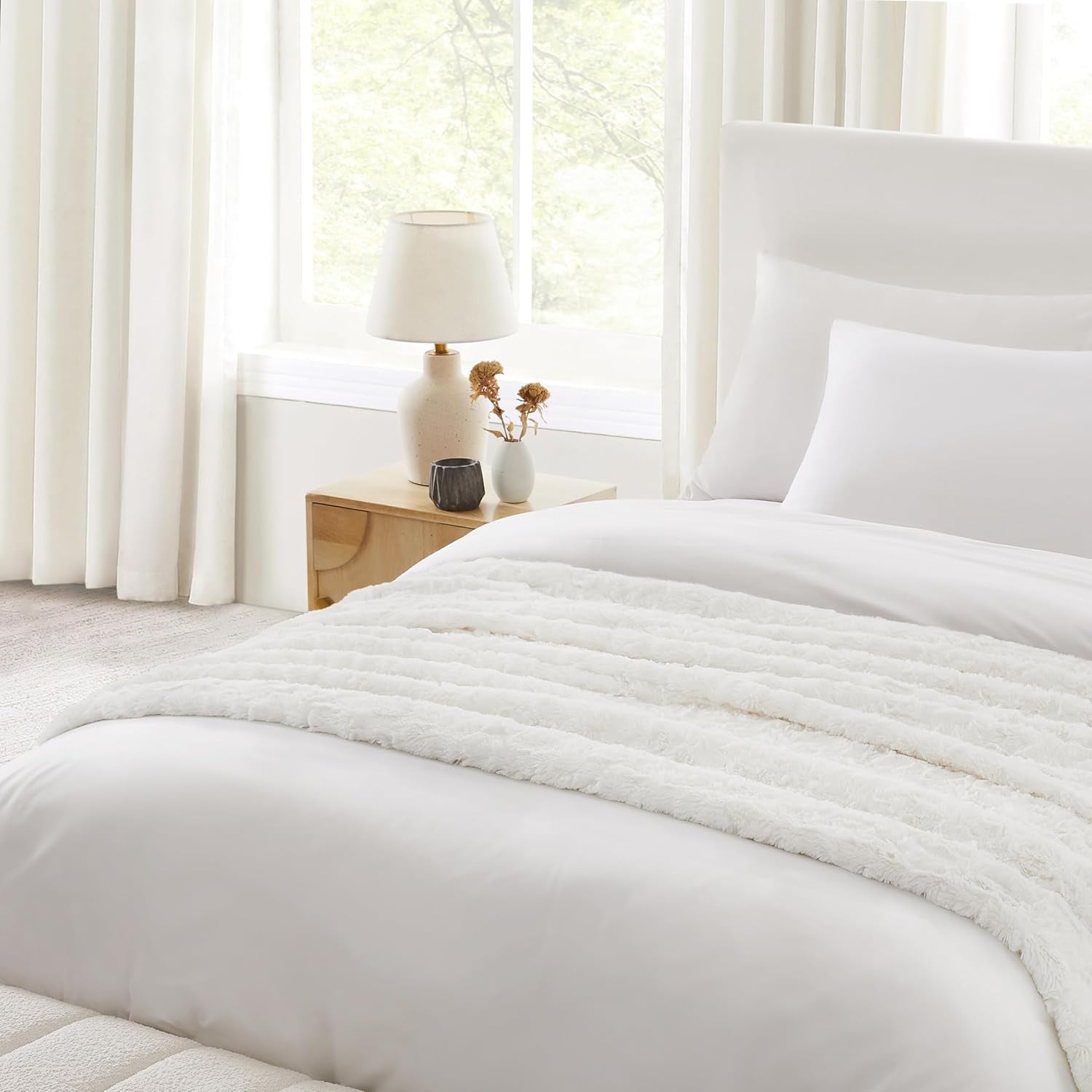 UGG Adalee 10483 Měkká přikrývka z umělé kožešiny, oboustranná, luxusní, útulná, nadýchaná, nadýchaná, hotelový styl, boho, domácí dekorace, měkká, luxusní, pohodlné přikrývky na gauč, 178 X 127 Cm, postele a přikrývky UGG